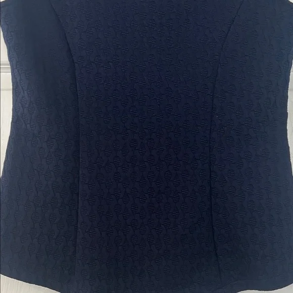 Frank Lyman Design navy textured Scoop Neck Tank Top - Picture 5 of 5